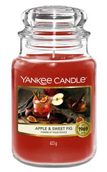 Yankee Candle 623g - Apple & Sweet Fig - Housewarmer Duftkerze großes Glas